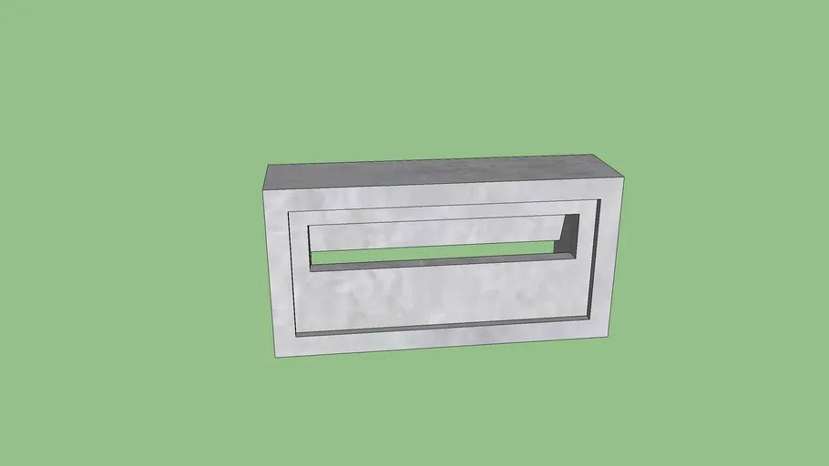 Roster Jalusi / Ventilation Block 3d model