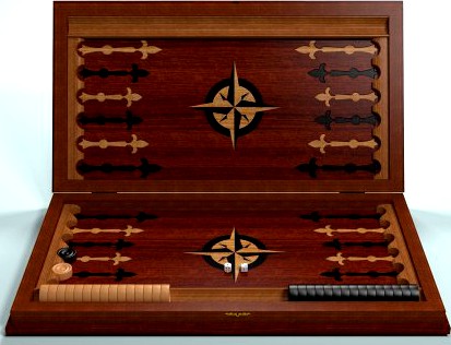 Backgammon 3D Model