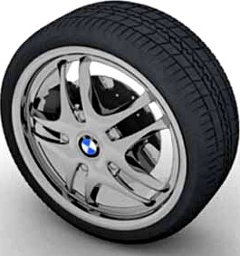 BMW wheel 3D Model