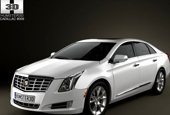 Cadillac XTS 2013 3D Model