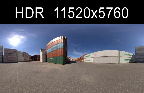 Container HDR Environment high res 3D Model