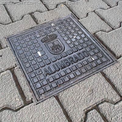 Manhole Cover 00 3D Model