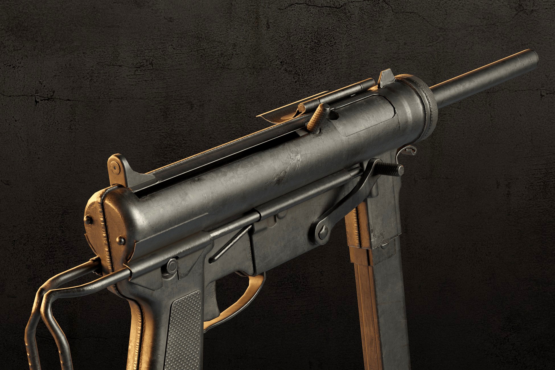 M3 Grease Gun 3d model