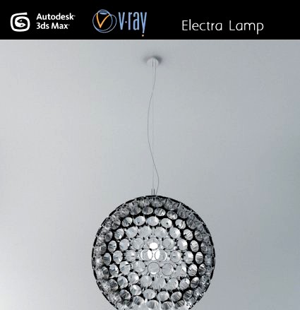 Electra Ceiling lamp 3D Model