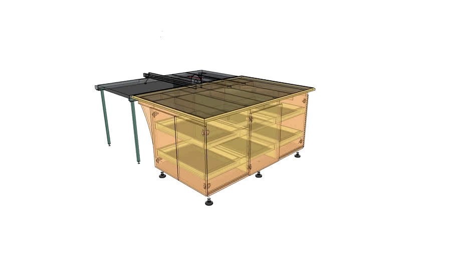 Infinity Tools Table Saw Outfeed table