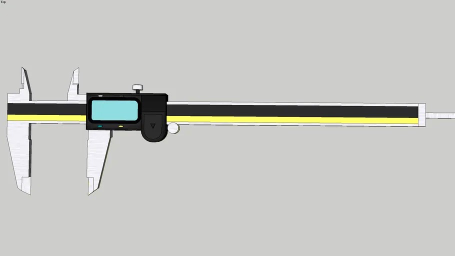 6 inch digital caliper 3d model