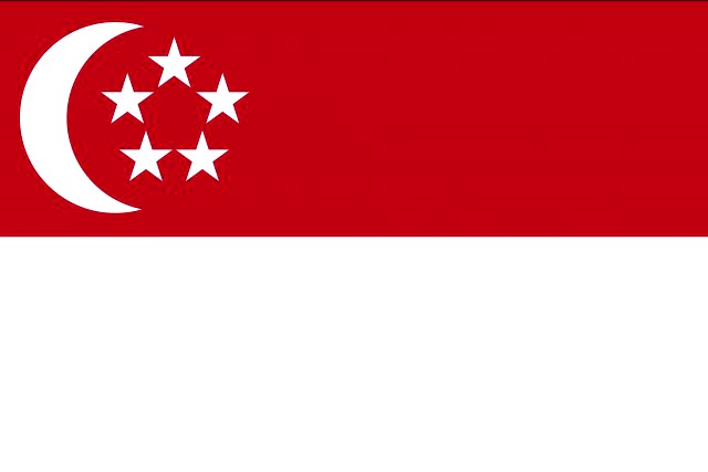 Singapore flag 3D Model