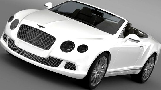 Bentley Continental GTC 2011 3D Model