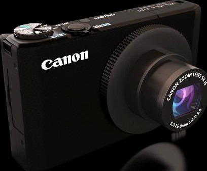 Canon Powershot S110 digital camera 3D Model