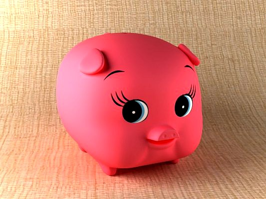 Piggy Bank 3D Model