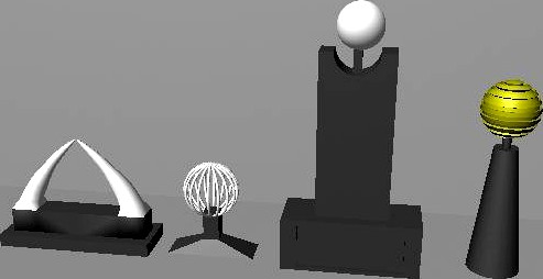 Awards 3D Model