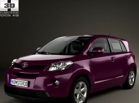 Toyota Urban Cruiser with HQ interior 2008 3D Model