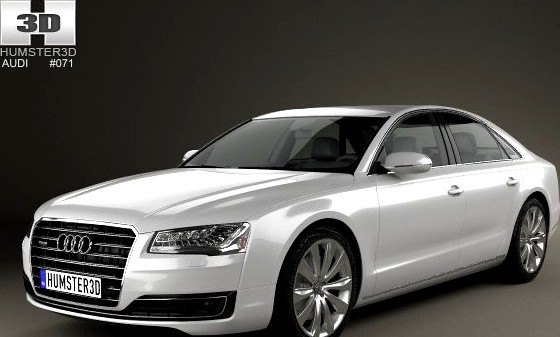 Audi A8 D4 2014 3D Model