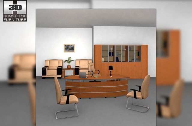 Office 22 Set 3D Model