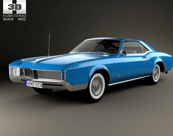 Buick Riviera 1966 3D Model