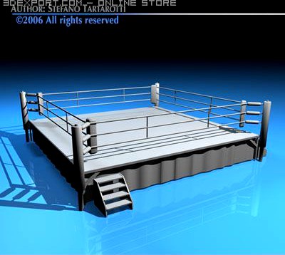 Boxing ring 3D Model