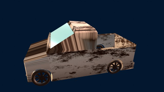 game ready rusted van car