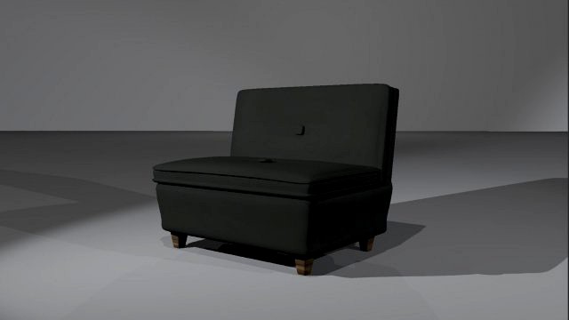 black couch