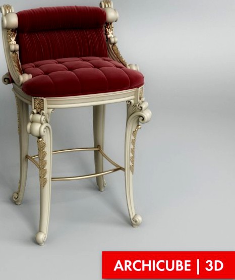 Stool bar 3D Model