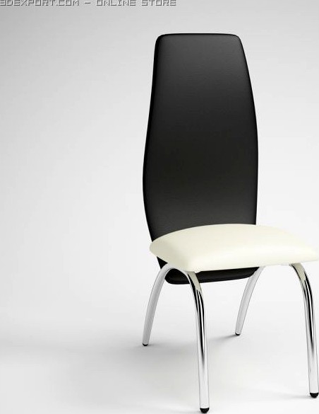 Contemporary Side Chair 05 3D Model