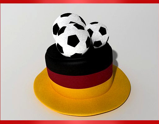 Football Hat 3D Model