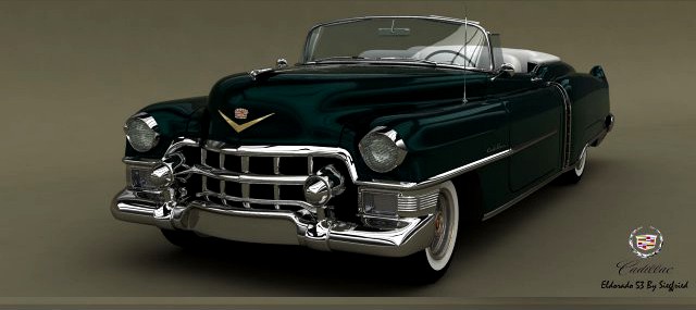 Cadillac Eldorado 1953 3D Model