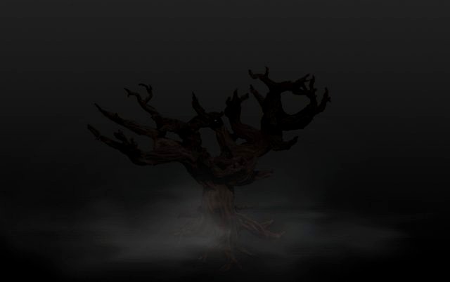 Creepy tree driftwood 4 3D Model