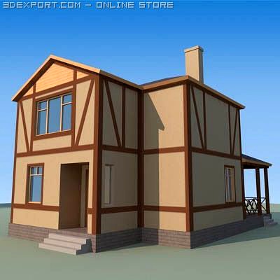 German house 3D Model