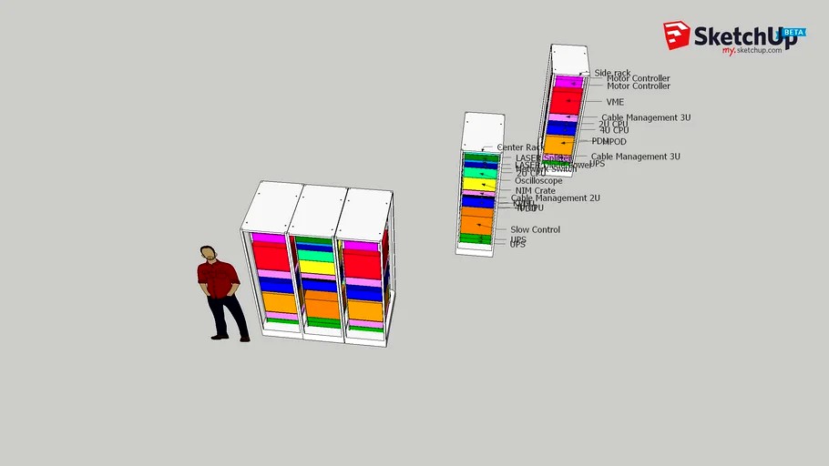 Rack Layout Separate PDUs