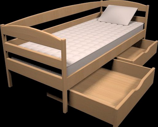 Bed NOTA PLUS 3D Model