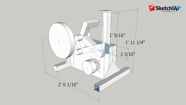 MBB 2x72 belt sander