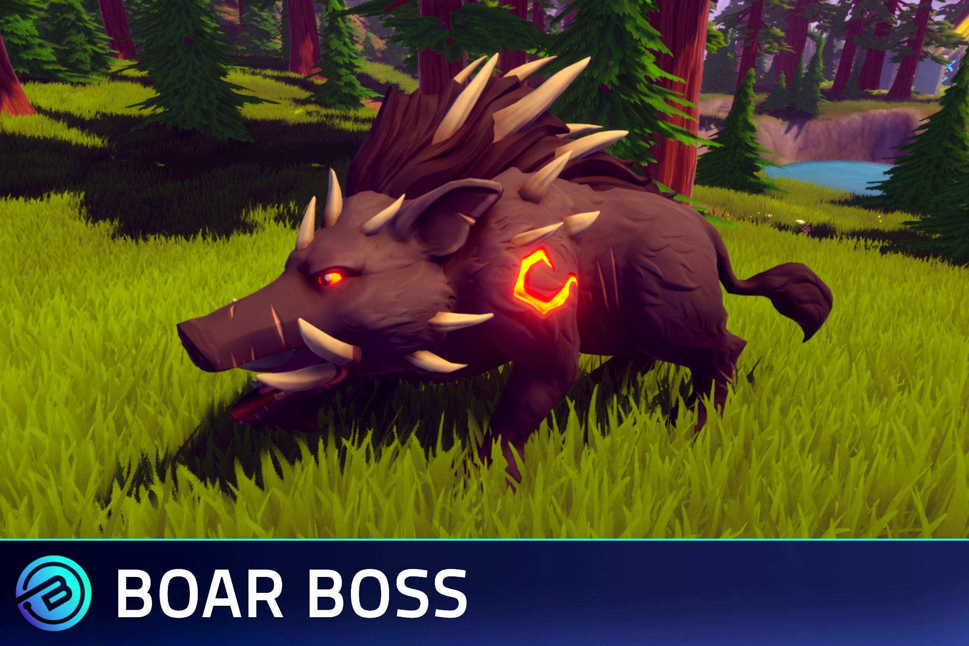 Stylized Boar Boss - RPG Forest Animal