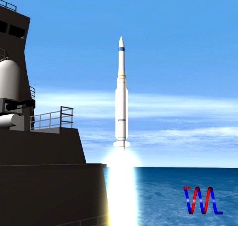 USA RIM162 ESSM Missile 3D Model