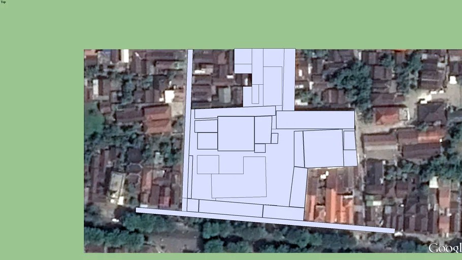 Denah pondok