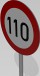 110 Speed limit sign 3D Model