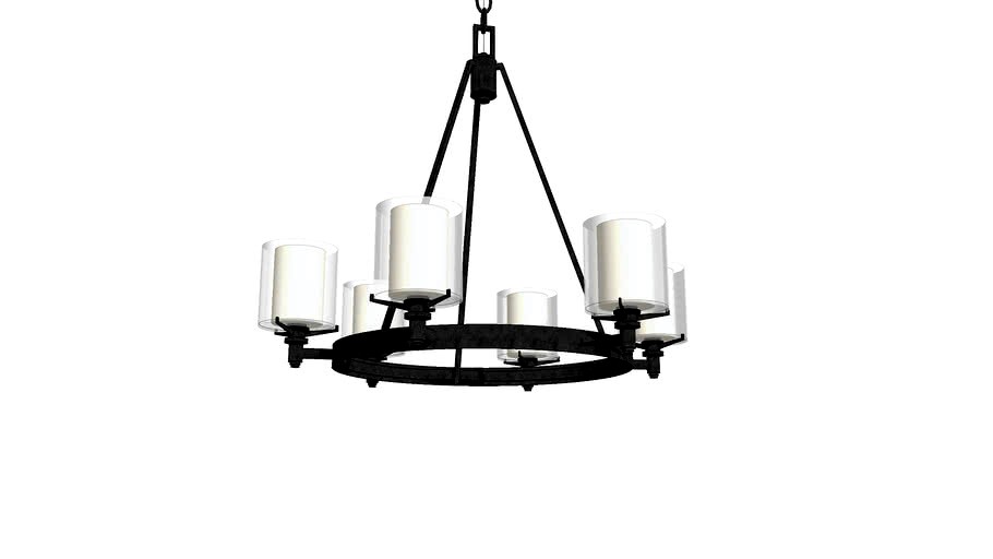 Arcadia 6-Light Chandelier by Troy Lighting
