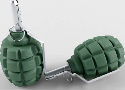 Hand Grenade 3D Model