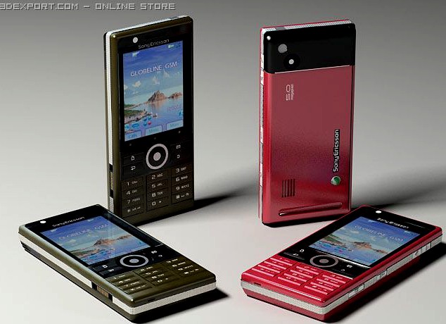 Sony Ericsson G900 3D Model