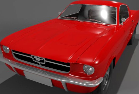 Ford Mustang 1967 3D Model