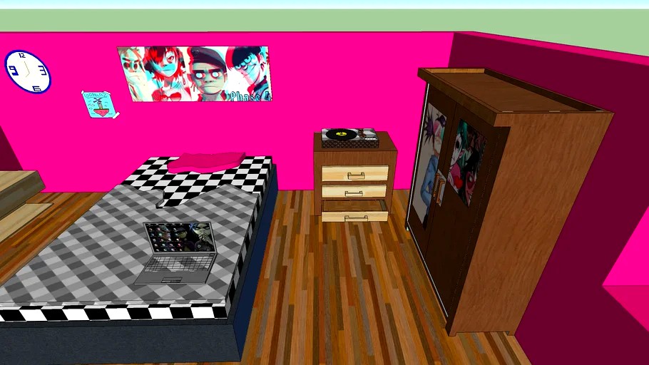 New Noodles room Gorillaz 3d model