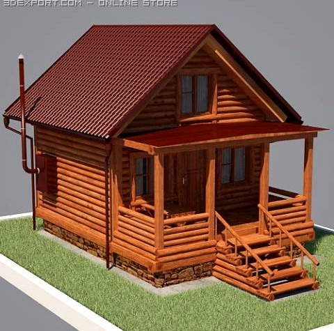 Summer Cottage 3D Model