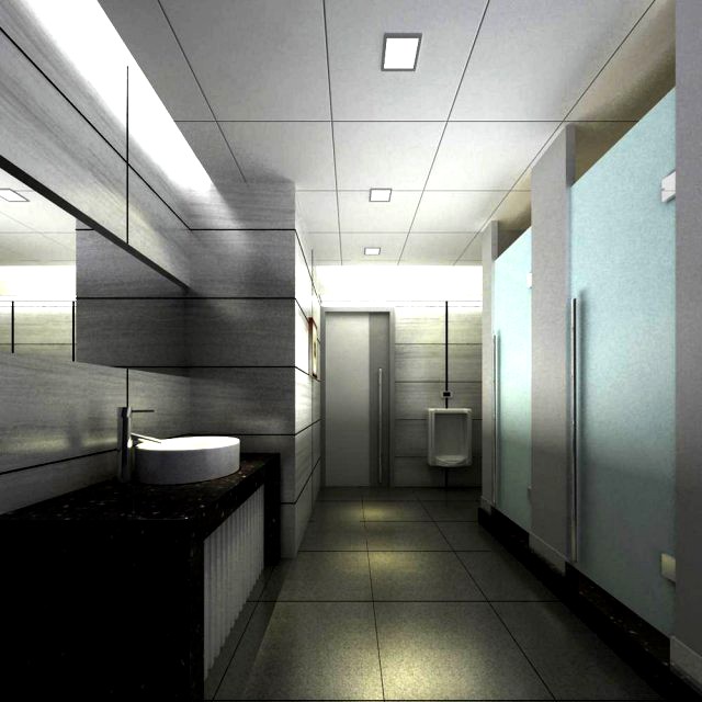 Public Toilet 012 3D Model