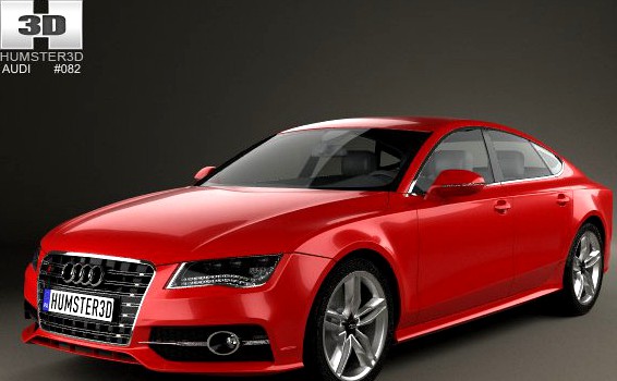 Audi S7 4G sportback 2012 3D Model