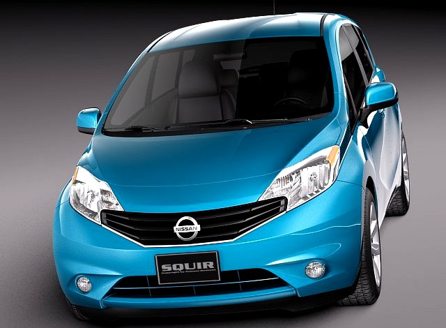 Nissan Versa 2014 USA 3D Model