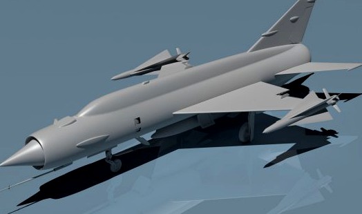 Russian experimental fighter E152P 3D Model