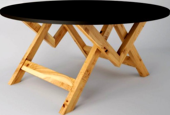 Low table for presentation 3D Model