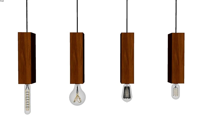 pendente retangular g