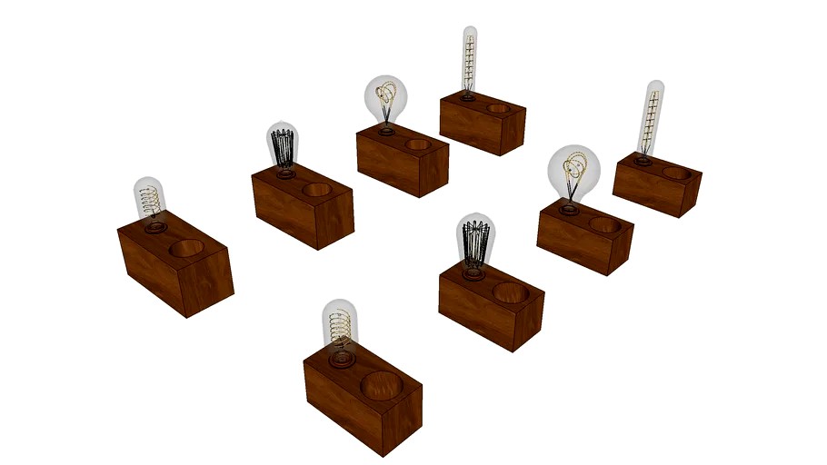 luminária retangular