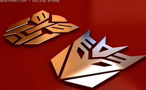 TransformerLogo 3D Model