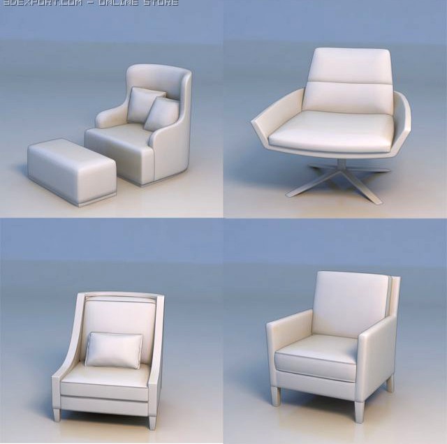 Sofa chair couch 3D Model